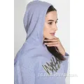 Womens Custom Lengan Panjang Hood Hoodies Pullover Pullover